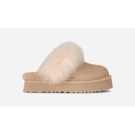 UGG® Disquette Chalet-pantoffel in Sandcastle, Maat 36, Suede