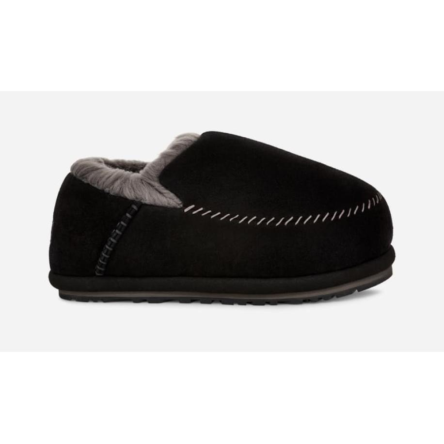 UGG® Anders-pantoffel in Black, Maat 43, Suede Zwart