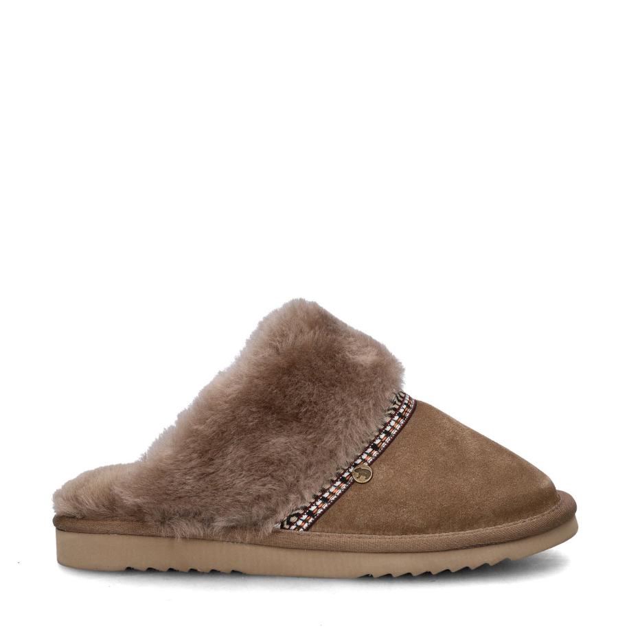 Warmbat Australia Flurry Tope pantoffels Bruin 477434 Bruin