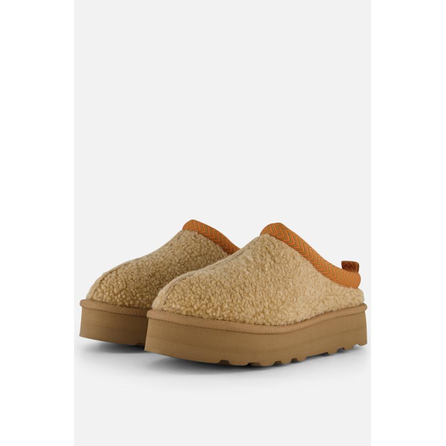 S.Oliver Pantoffels beige Textiel Bruin