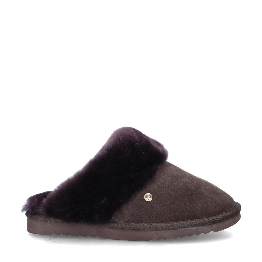 Warmbat Australia Flurry pantoffels Bruin 488074 Bruin