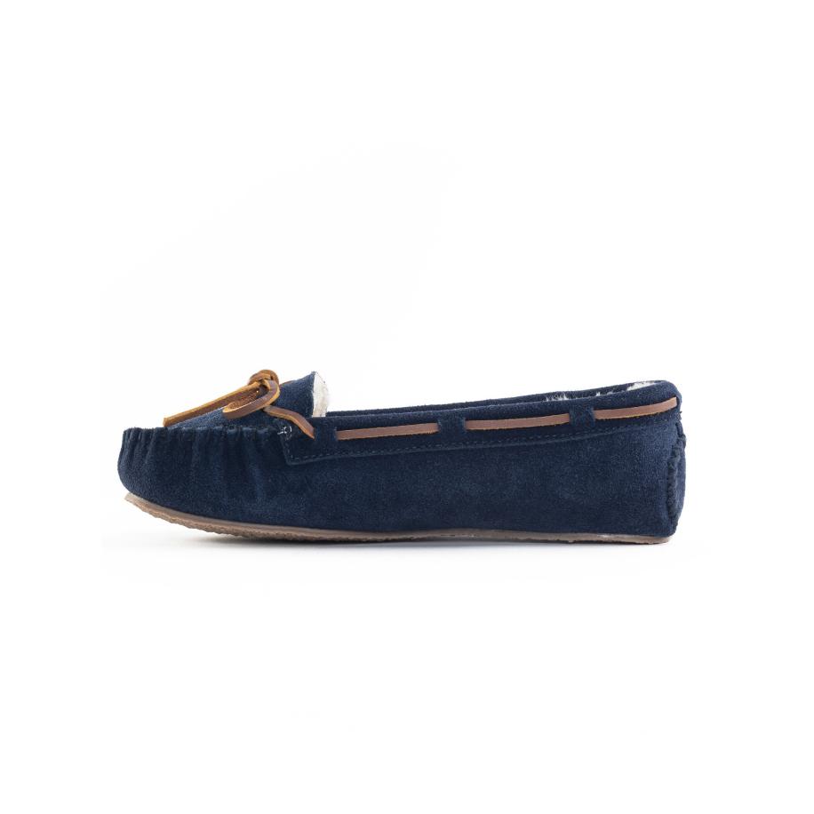 Minnetonka Minnetonka Huisschoenen Cally navy / bruin -