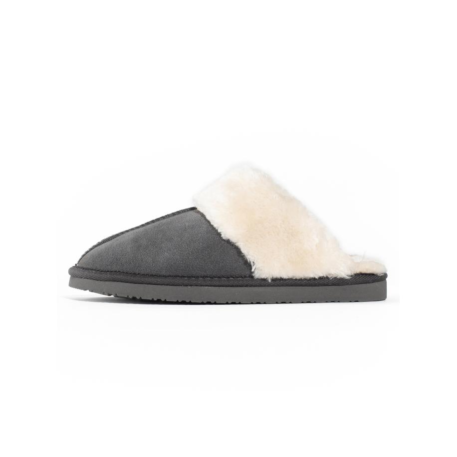 Minnetonka Minnetonka Huisschoenen Chesney crème / donkergrijs -