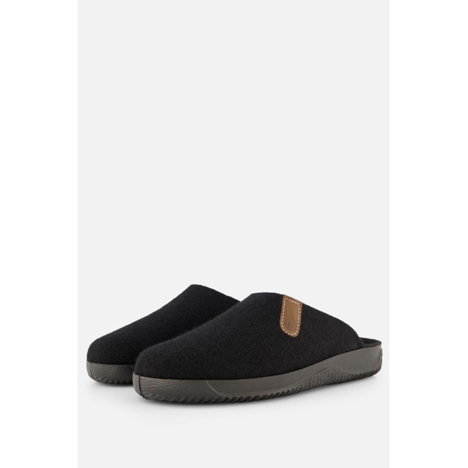 Rohde Soltau Pantoffels zwart Textiel Zwart