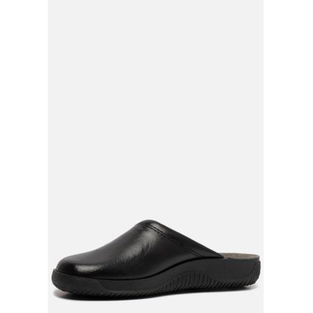 Rohde Pantoffels zwart Leer 370410