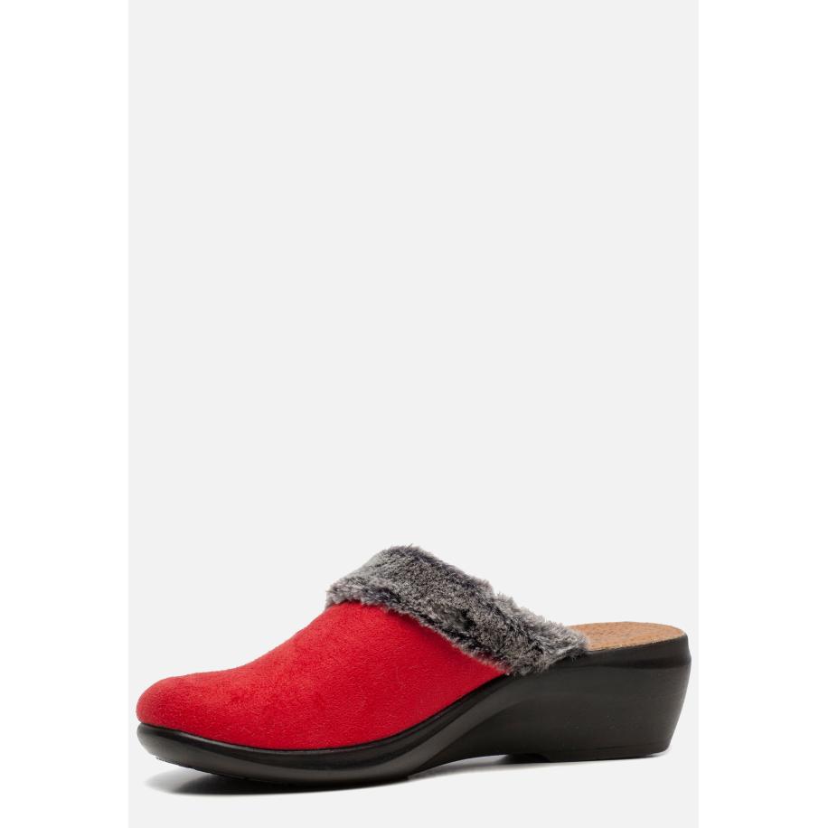 Fly Flot Pantoffels rood Textiel Rood