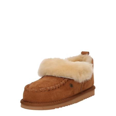 Warmbat Huisschoenen cognac