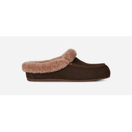 UGG® Ansley Mule Slipper in Dusted Cocoa, Maat 40, Suede