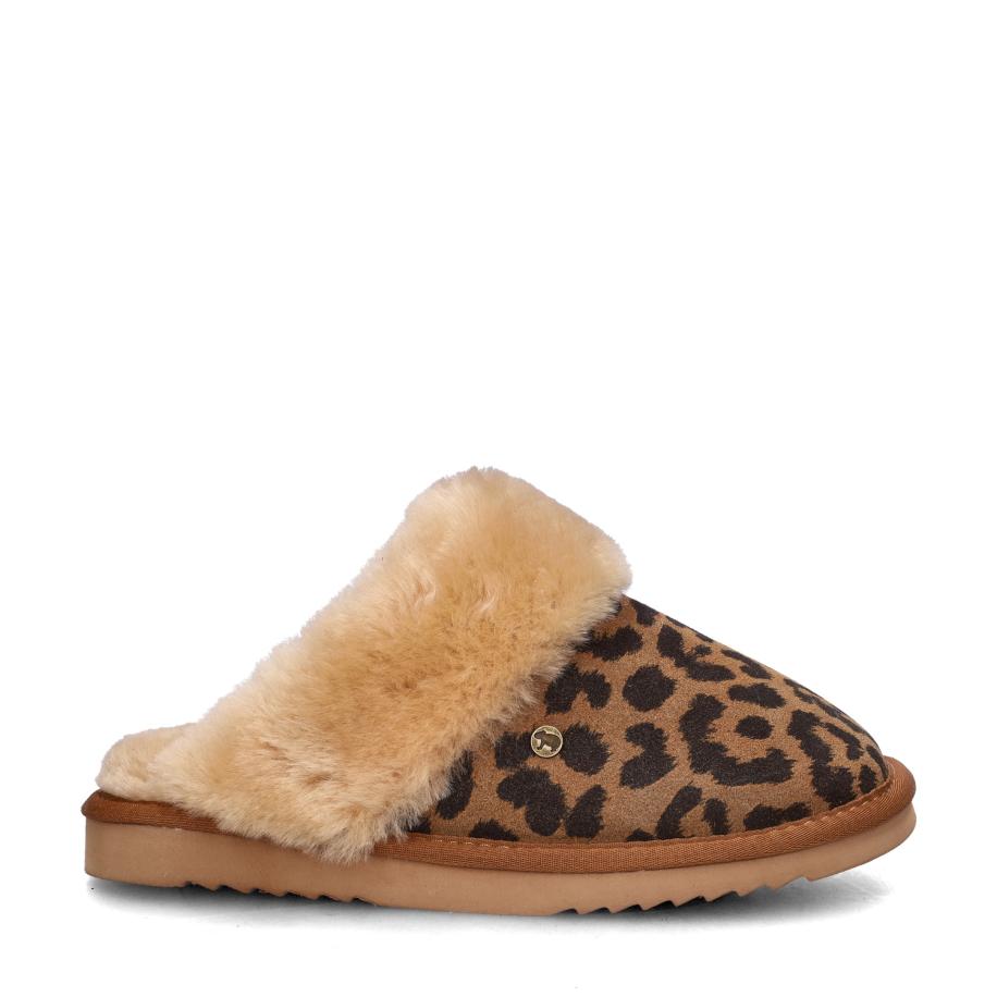 Warmbat Australia Collie pantoffels Bruin 492222 Bruin