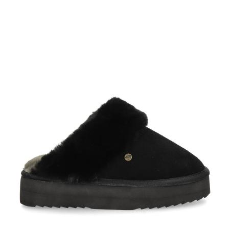 Warmbat Australia Flurry Plateau pantoffels Zwart 441099
