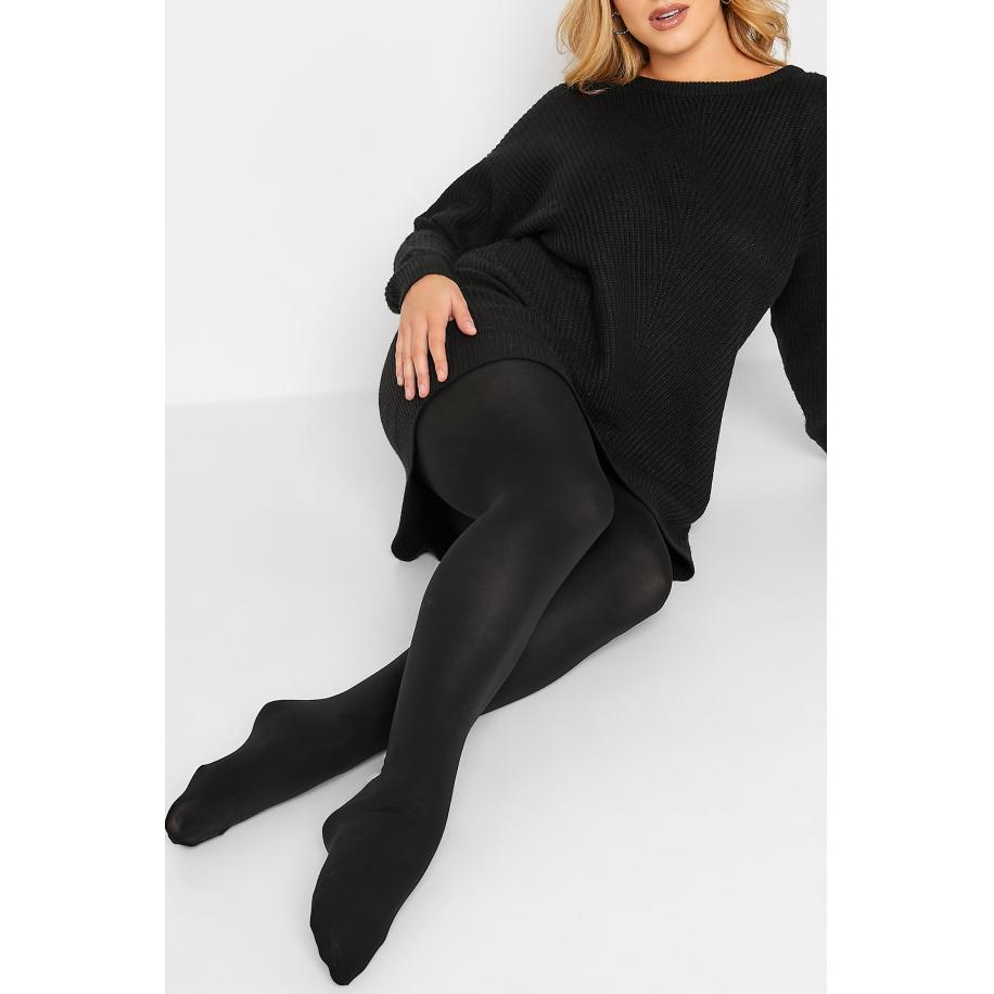 Yours 120 Denier Panty In Zwartsize 56-60 Zwart