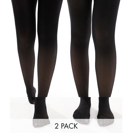 ONLY Set van 2 panty's in 40 denier zwart