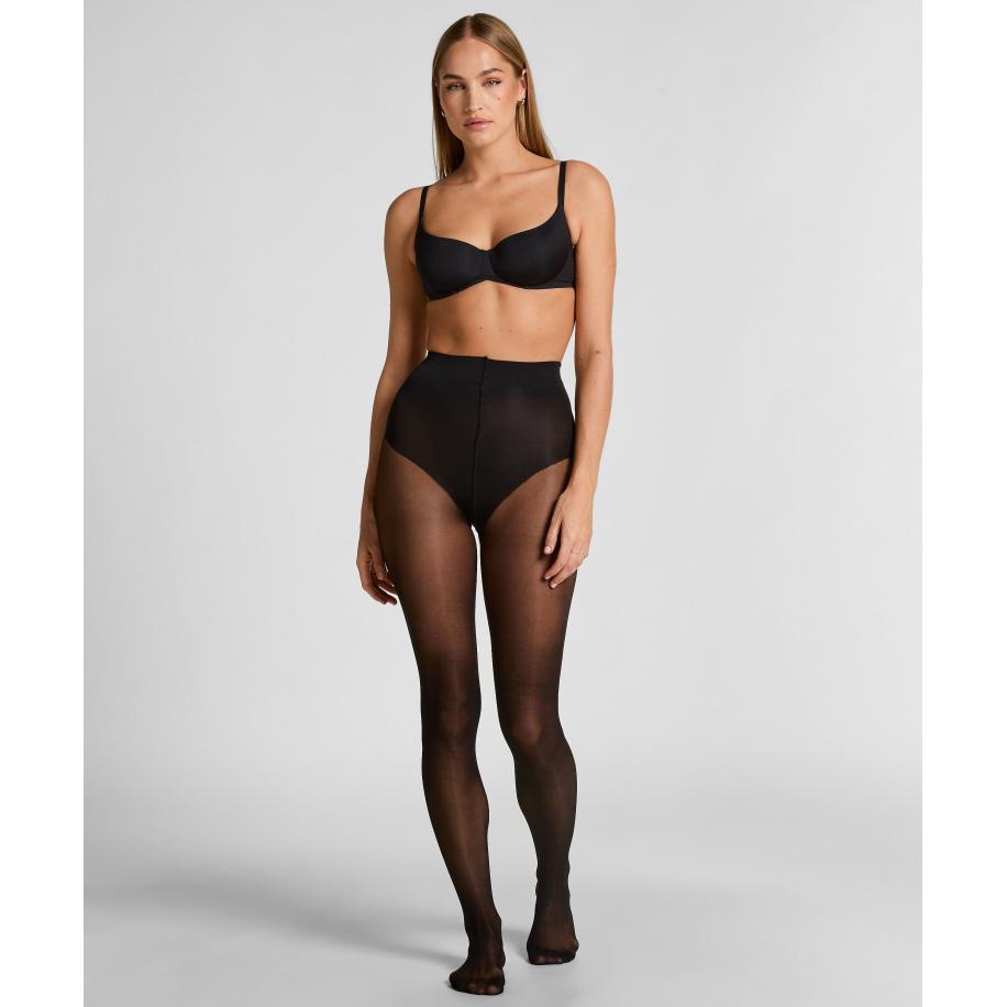 Hunkemöller Panty 40 Denier Core Control Zwart Zwart