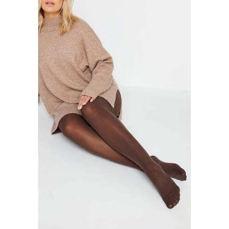 Yours Premium Panty Van 50 Denier In Donkerbruinsize 62-64