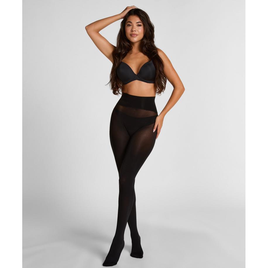 Hunkemöller Panty 60 Denier Velvet Touch Zwart Zwart