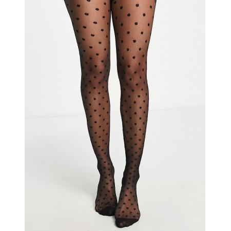 ASOS DESIGN Panty met medium polkadots in zwart