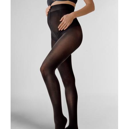 Hunkemöller Zwangerschapspanty 40 Denier Velvet Touch Zwart