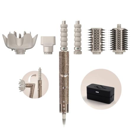 Shark FlexStyle Sparkle – limited edition luchtstyler en haardroger in Champagne Diamond HD446JSEU