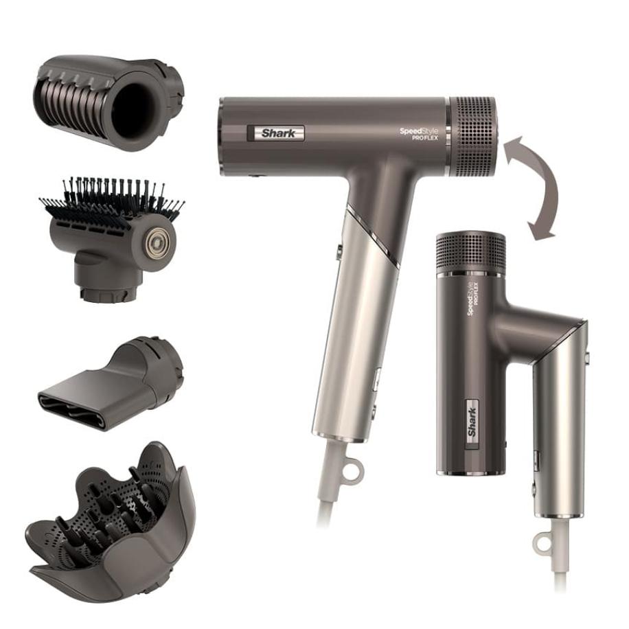 Shark SpeedStyle Pro Flex 4-in-1 Föhn - Zwart - HD542EU