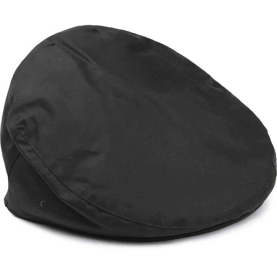 Barbour Wax Flat Cap Donkergroen Groen