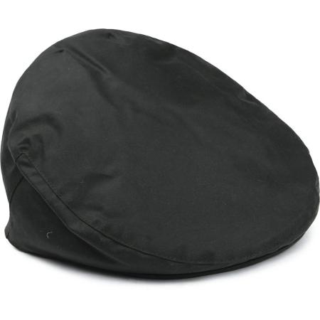 Barbour Wax Flat Cap Donkergroen