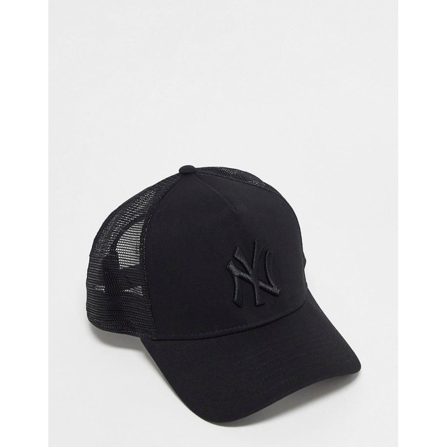 New Era 9Forty MLB NY Yankees Truckerpet in zwart Zwart
