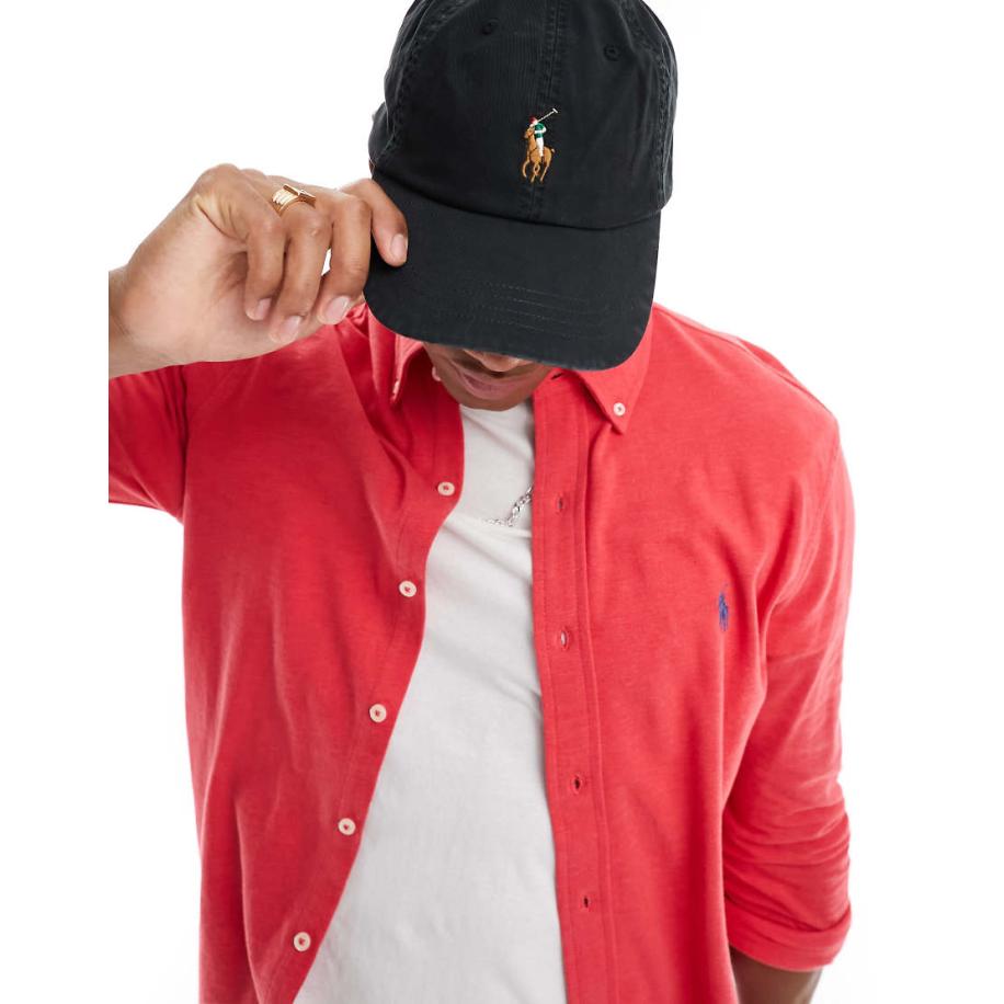 Polo Ralph Lauren - Pet met logo in zwart Zwart