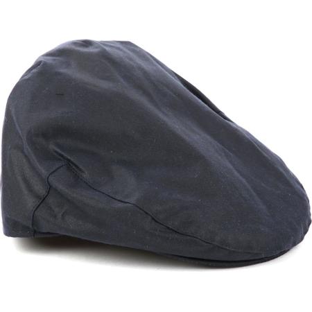 Barbour Wax Flat Cap Navy