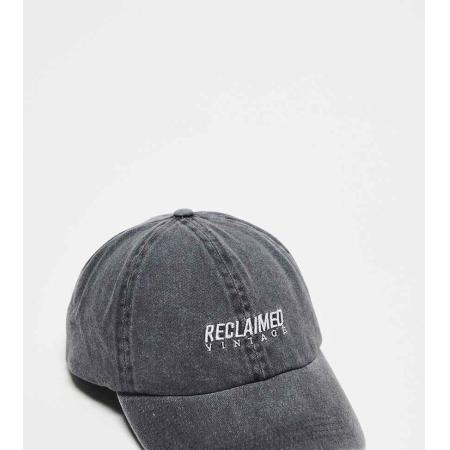 Reclaimed Vintage - Uniseks pet met logo in antraciet-Grijs