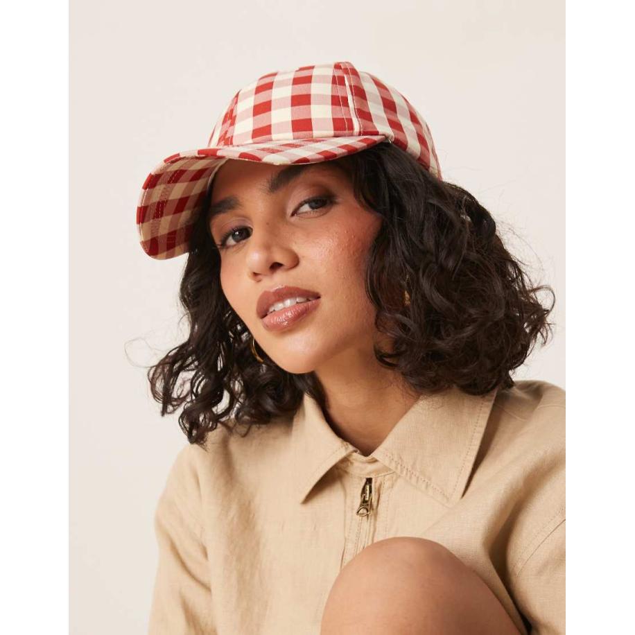 My Accessories Pet met gingham ruit in rood Rood