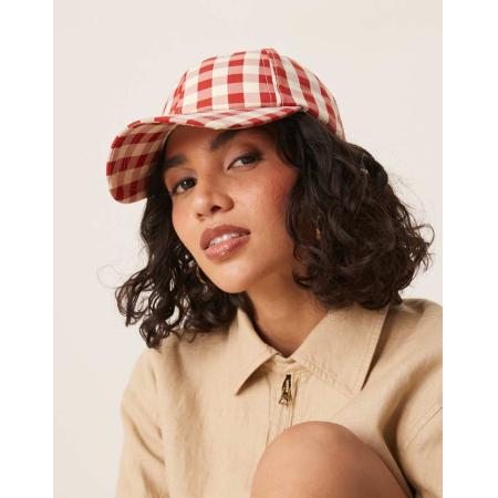 My Accessories Pet met gingham ruit in rood