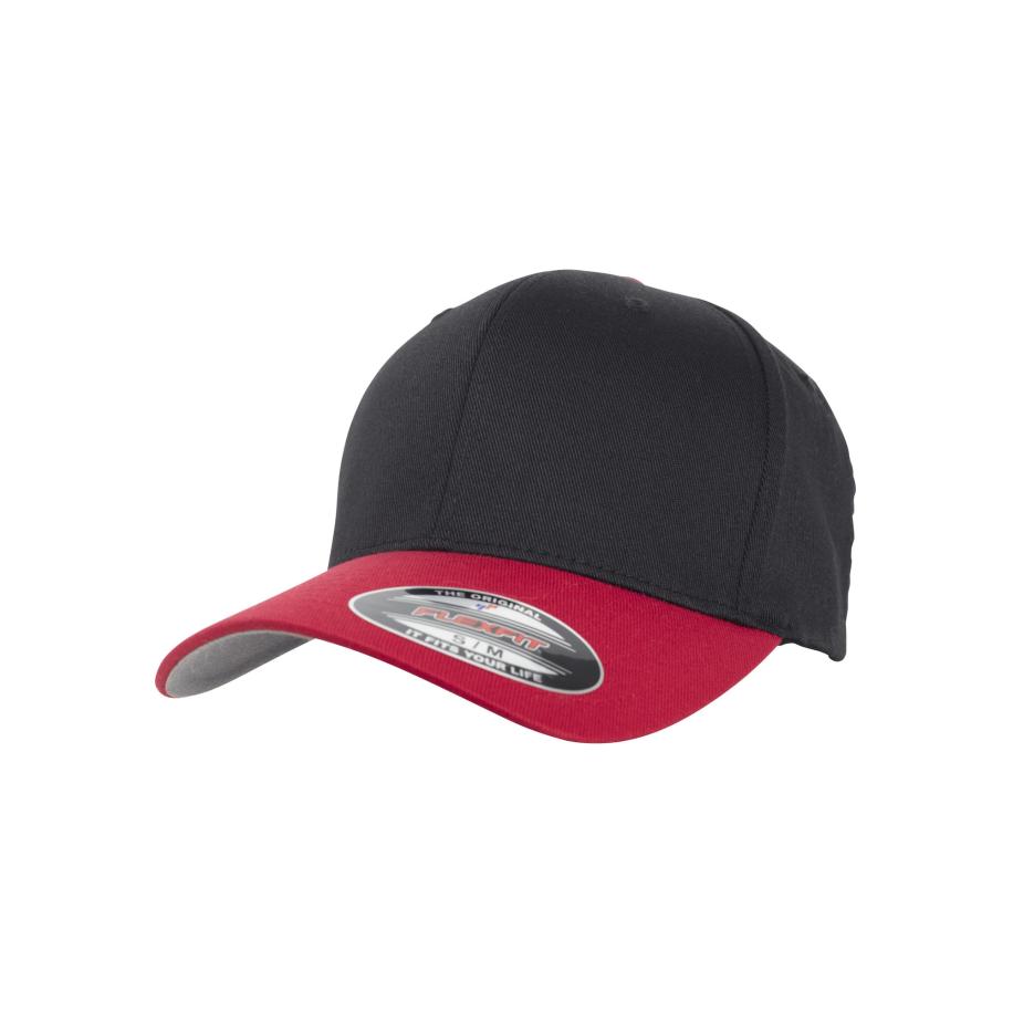 Flexfit Flexfit Pet vuurrood / zwart -