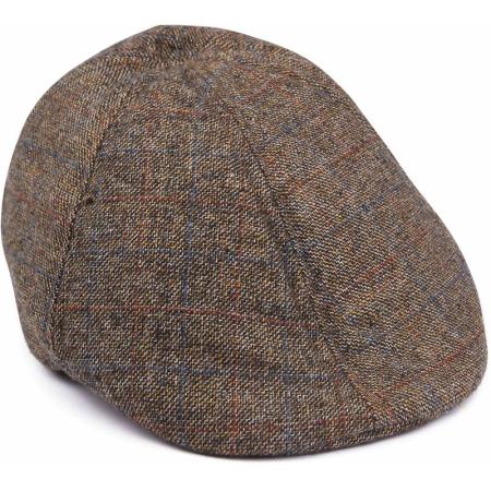 No Excess Flat Cap Melange Bruin -