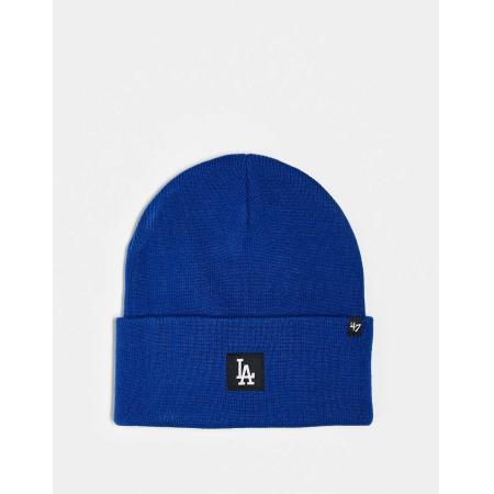 47 Brand LA Dodgers Gebreide beanie met klein logo in blauw