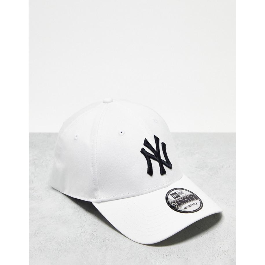 New Era - 9Forty NY Yankees - Pet in gebroken wit Wit