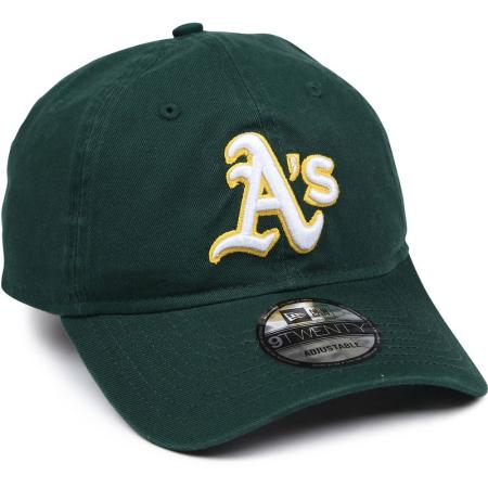 New Era Oakland Athletics Cap Washed Donkergroen -