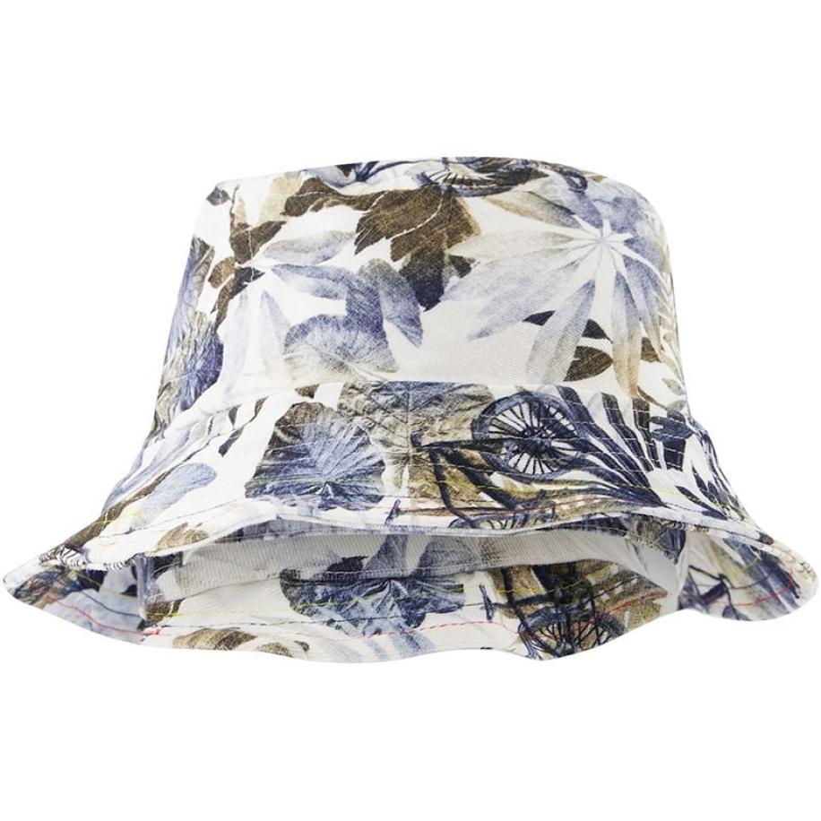 R2 Amsterdam Bucket Hat Print Blauw - Blauw