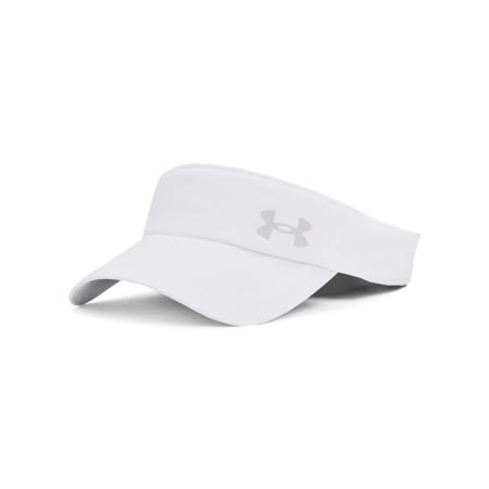 Under Armour Velociti Herenzonneklep Wit / Wit / Reflecterend ÉÉN MAAT