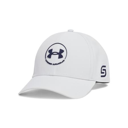 Under Armour Jordan Spieth Drive Herenpet Snapback Wit / Midnight Marineblauw ÉÉN MAAT