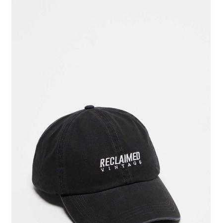 Reclaimed Vintage - Uniseks pet met logo in zwart