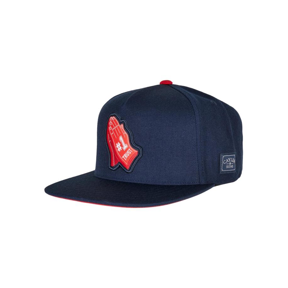 Cayler & Sons Pet navy / rood / wit Blauw