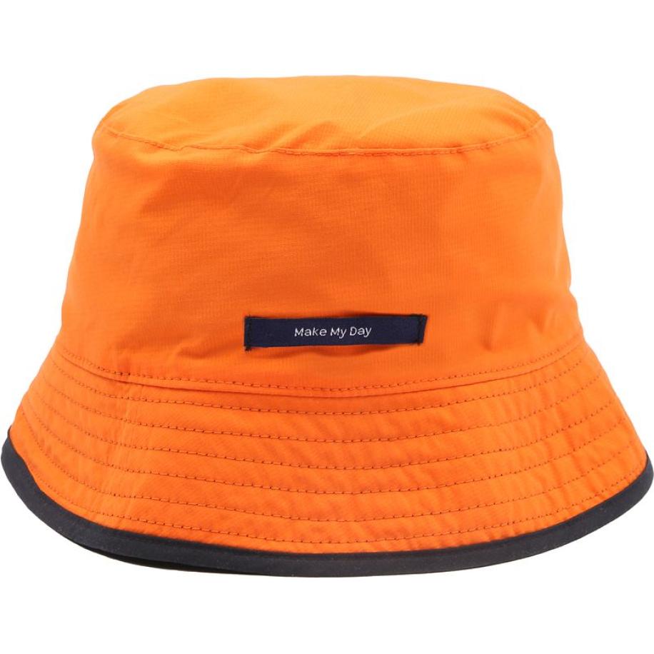 Suitable Reversible Bucket Hat Navy Oranje - Oranje