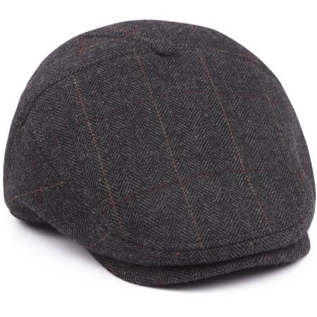 Barts Herringbone Surr Cap Wolmix Charcoal