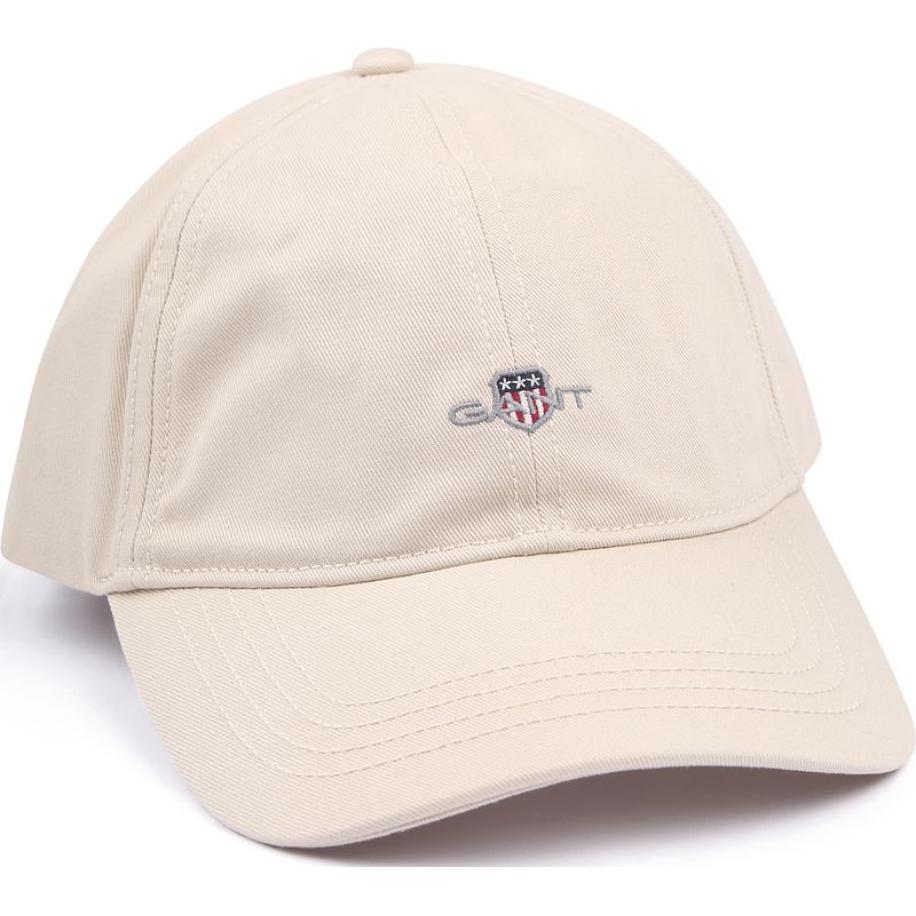 Gant Cap Katoen Ecru Bruin