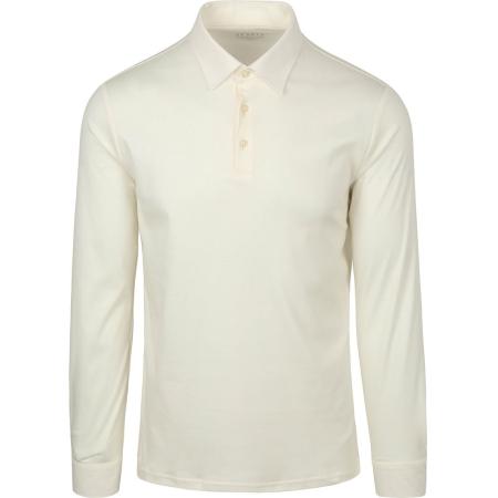 Desoto Longsleeve Poloshirt Essential Off White
