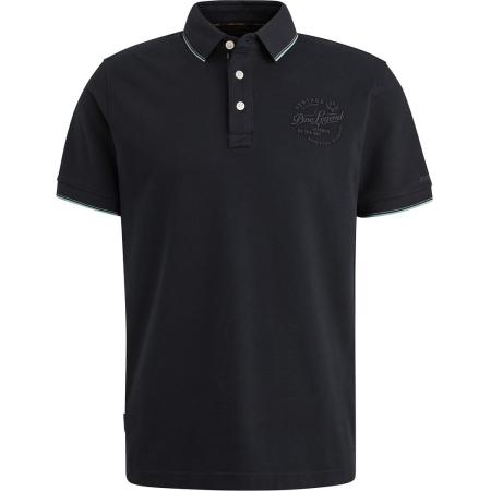 PME Legend Poloshirt Piqué Logo Navy