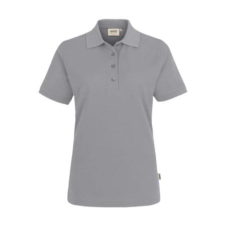 HAKRO 218 Dames Poloshirt grijs, Effen