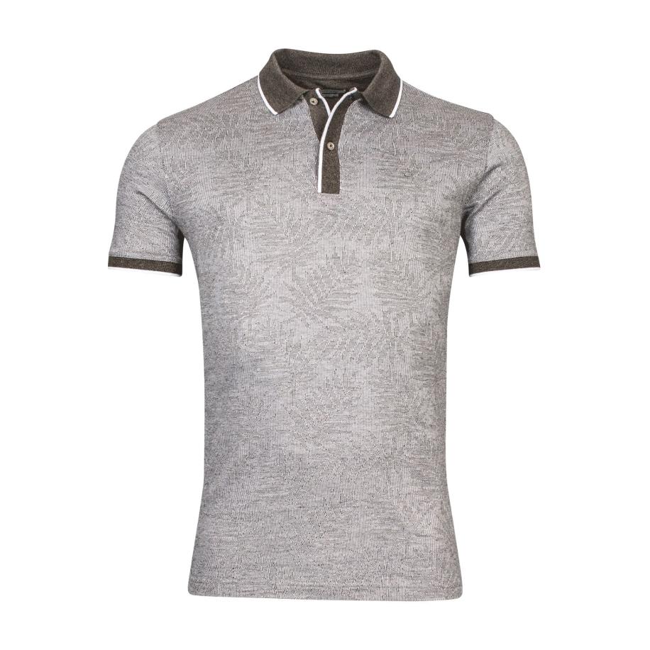 Giordano Polo shirt Korte mouw lichtbruin Bruin