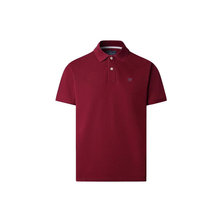 Hackett London Shirt bourgogne Rood