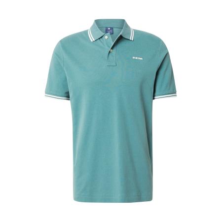 G-STAR Shirt cyaan blauw / wit